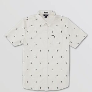Volcom PATTERSON SHORT SLEEVE SHIRT - WHITE FLASH - Small